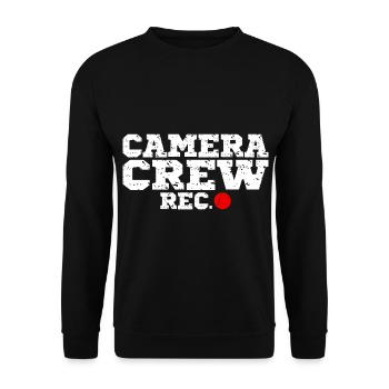 Camera Produktion Crew Rec. - Unisex Pullover - Schwarz - Vorne - Alina (178cm) & Michal (187cm)