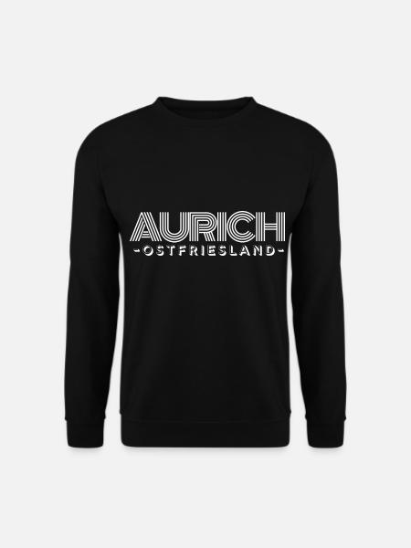 Aurich Ostfriesland - Unisex Pullover - Schwarz