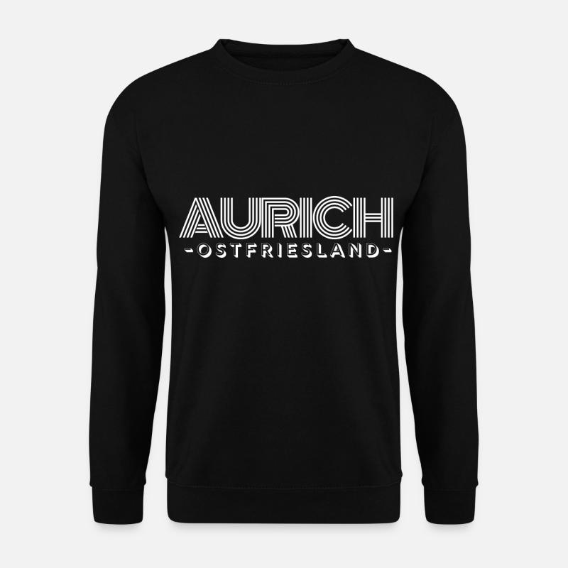 Aurich Ostfriesland - Unisex Pullover - Schwarz