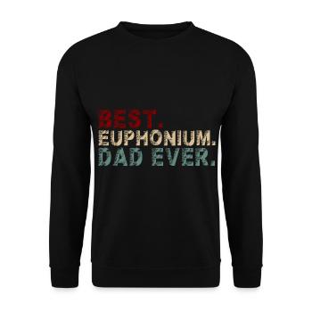 Bridge Player Dad Bridge Player Sayings Humor Best - Unisex Sweatshirt - black - Front - Alina (178cm) & Michal (187cm)