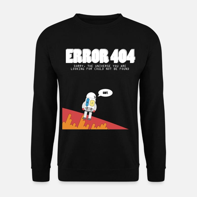404 Astronaut - Unisex Pullover - Schwarz