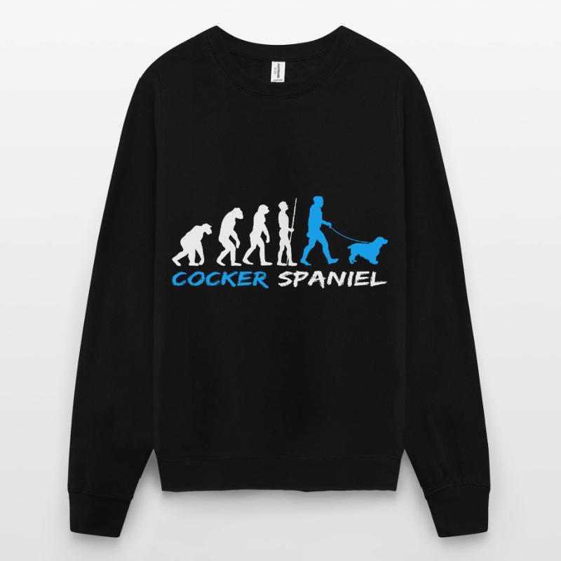 Englischer Cocker Spaniel Hundebesitzer Evolution Unisex Pullover