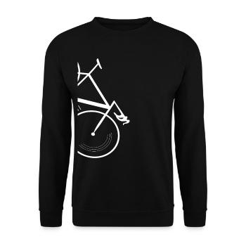 Vélo Cyclisme Passion Route Sport Randonnée - Sweat-shirt Unisexe - noir - Devant - Alina (178cm) & Michal (187cm)