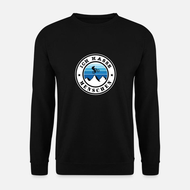 Ich hasse Menschen - Unisex Pullover - Schwarz