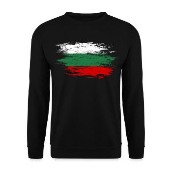 Drapeau bulgare utilisé - Sweat-shirt Unisexe - noir - Devant - Alina (178cm) & Michal (187cm)