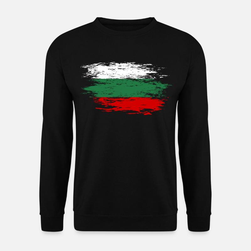 Drapeau bulgare utilisé - Sweat-shirt Unisexe - noir
