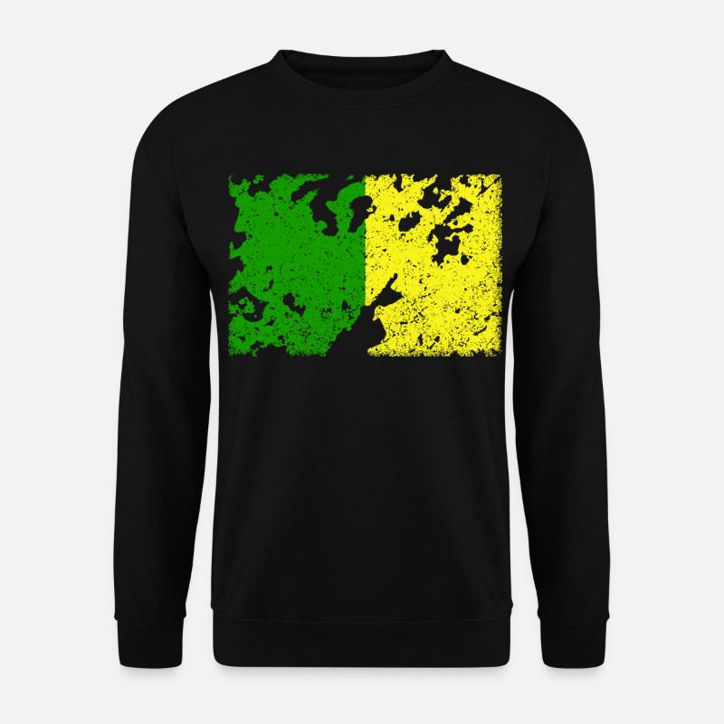 Flagge Donegal, Leitrim & Meath - Unisex Pullover - Schwarz