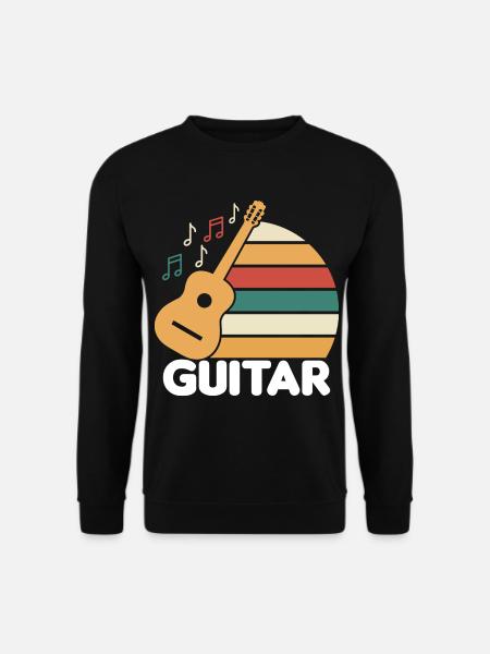 Learn to play the guitar - Unisex Sweatshirt - black