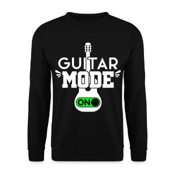 Learn Guitar Accessories - Unisex Sweatshirt - black - Front - Alina (178cm) & Michal (187cm)