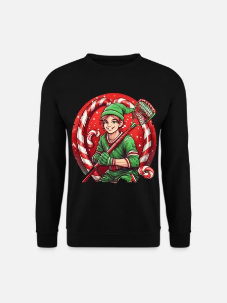 Crosse des elfes de Noël - Sweat-shirt Unisexe - noir