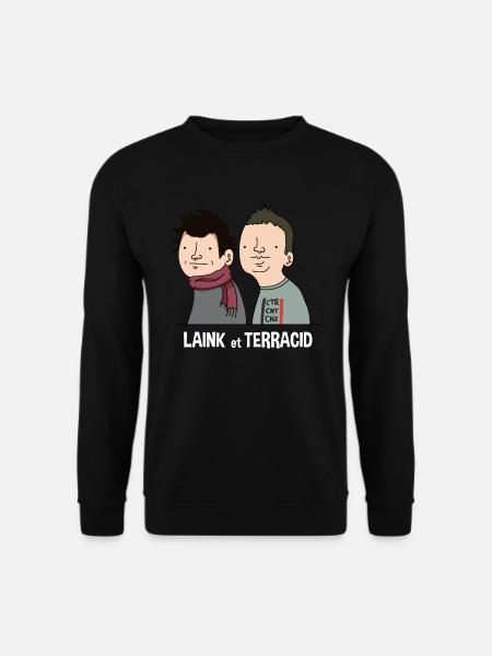 Laink et Terracid - Sweat-shirt Unisexe - noir