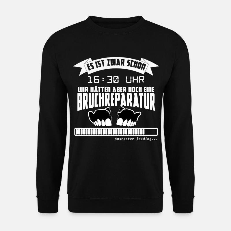 Zahntechnik Ausraster - Unisex Pullover - Schwarz