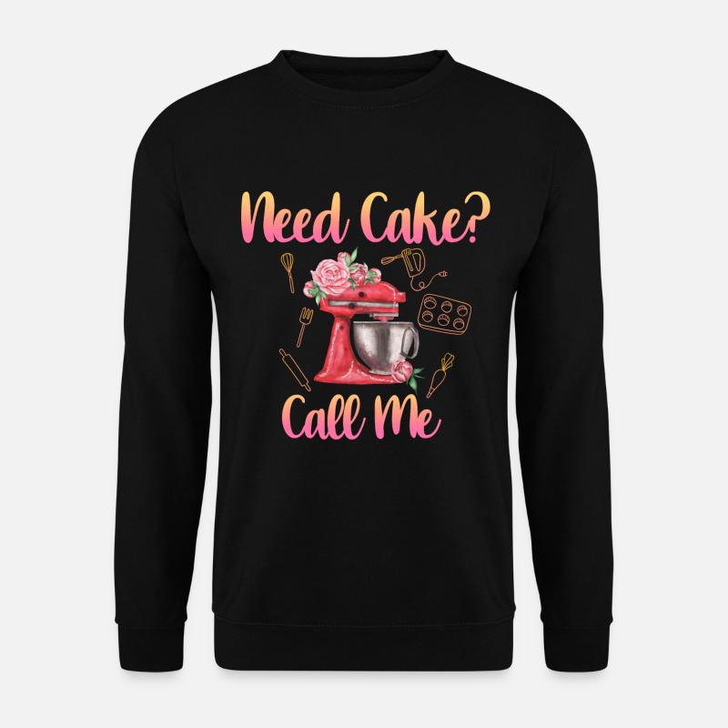 Cake Baking Gift - Unisex Sweatshirt - black