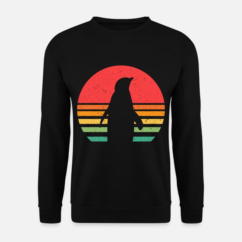 Penguin - Unisex Sweatshirt - black