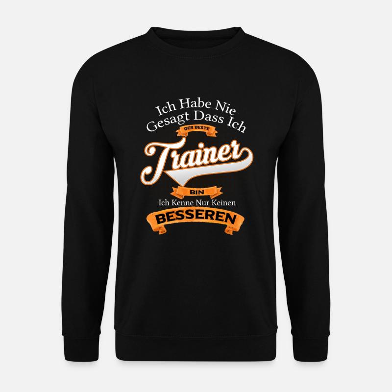 Trainer - Unisex Pullover - Schwarz