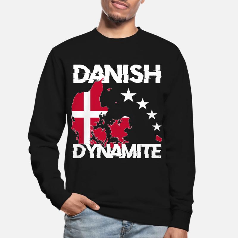 Danemark drapeau danois cadeau de dynamite Sweat-shirt Unisexe
