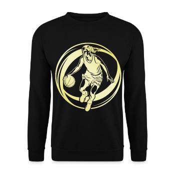 Basketteur Basketteur Basketteur Femme - Sweat-shirt Unisexe - noir - Devant - Alina (178cm) & Michal (187cm)