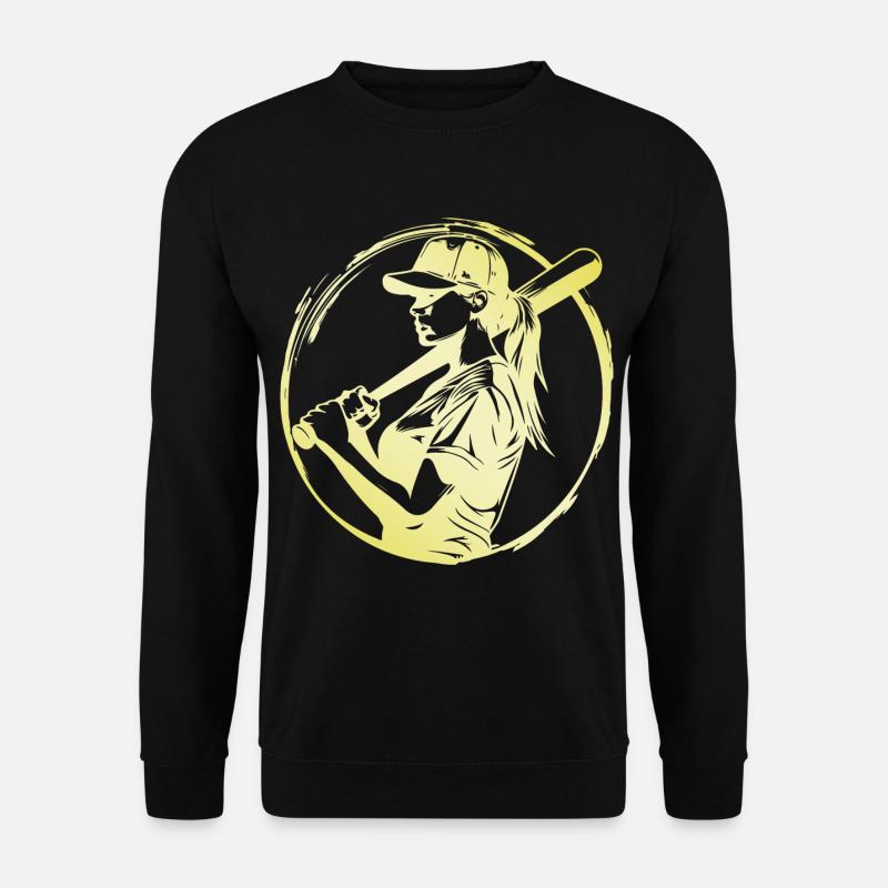 Baseball Frau - Unisex Pullover - Schwarz