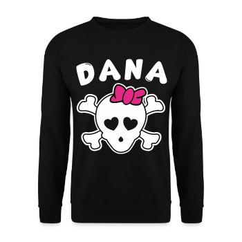 Pirate Dana Design pour les filles et les femmes - Sweat-shirt Unisexe - noir - Devant - Alina (178cm) & Michal (187cm)