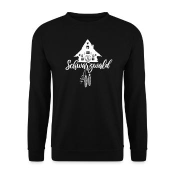 Forêt-Noire - Sweat-shirt Unisexe - noir - Devant - Alina (178cm) & Michal (187cm)
