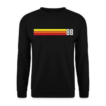 Retro 1988 t-shirt 88 vintage 1988 - Unisex Pullover - Schwarz - Vorne - Alina (178cm) & Michal (187cm)