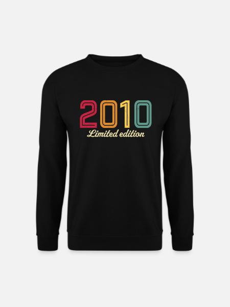 limited edition 2010 retro 2010 - Unisex Sweatshirt - black