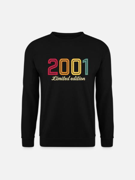 limited edition 2001 retro 2001 - Unisex Sweatshirt - black