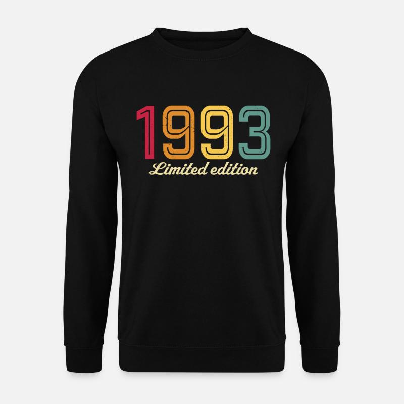 limited edition 1993 retro 1993 - Unisex Pullover - Schwarz