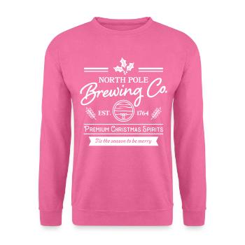 North Pole Brewing Co. - Unisex Sweatshirt - pink - Front