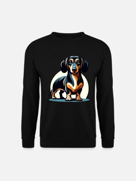Teckel Dackel - Sweat-shirt Unisexe - noir