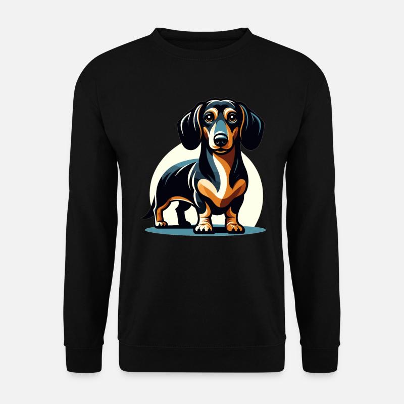 Dachshund Dackel - Unisex Sweatshirt - black