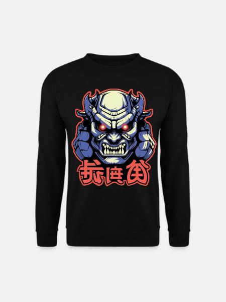 The Japanese Samurai Demon - Unisex Sweatshirt - black