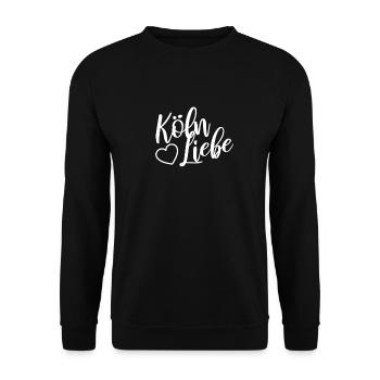 Köln Liebe - Unisex Pullover - Schwarz - Vorne - Alina (178cm) & Michal (187cm)