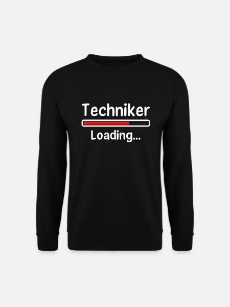 Techniker loading... - Unisex Pullover - Schwarz