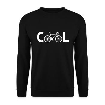 cooles fahrrad radfahrer t-shirt radfahren cooles - Unisex Pullover - Schwarz - Vorne - Alina (178cm) & Michal (187cm)