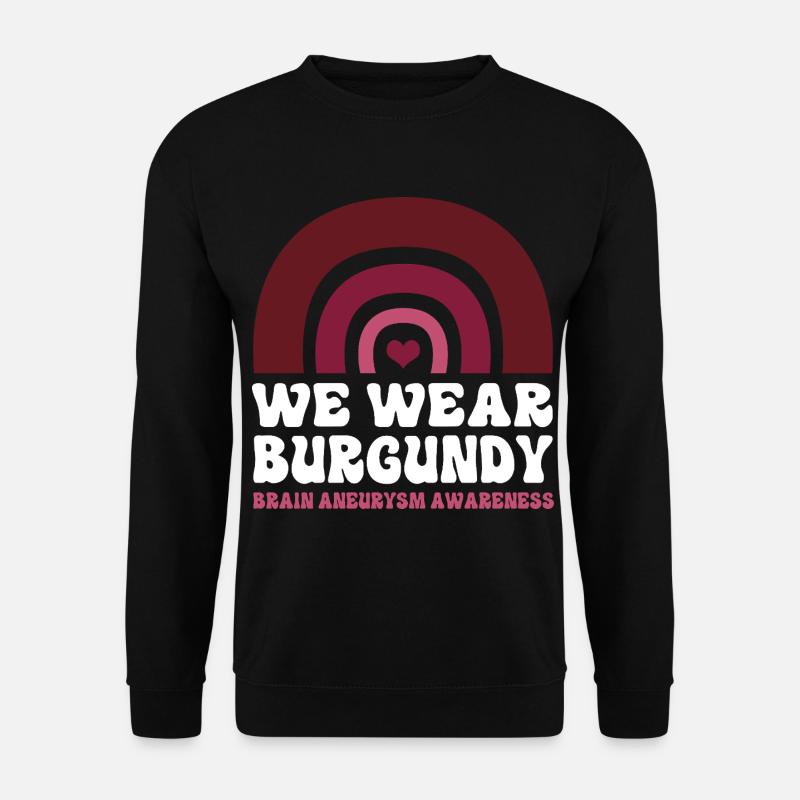 Aneurysma Gehirn - Unisex Pullover - Schwarz