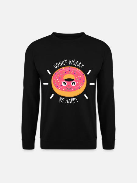 Donut - Unisex Pullover - Schwarz
