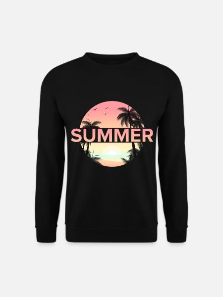 plage - Sweat-shirt Unisexe - noir