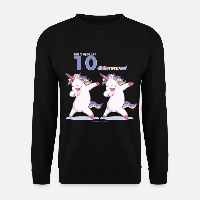 Einhorn - Unisex Pullover - Schwarz