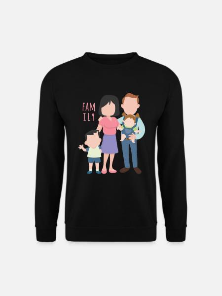 family - Unisex Sweatshirt - black