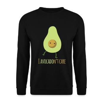 fruit - Sweat-shirt Unisexe - noir - Devant - Alina (178cm) & Michal (187cm)