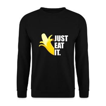 fruit - Sweat-shirt Unisexe - noir - Devant - Alina (178cm) & Michal (187cm)