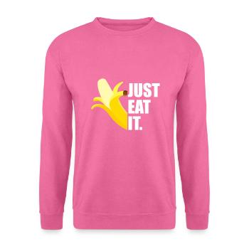 fruit - Sweat-shirt Unisexe - rose - Devant