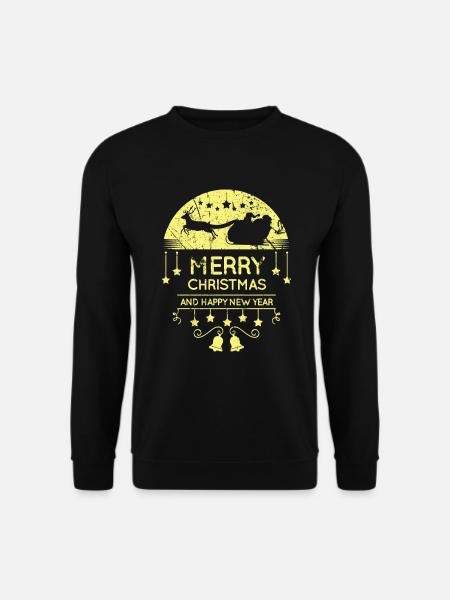 Weihnachten - Unisex Pullover - Schwarz