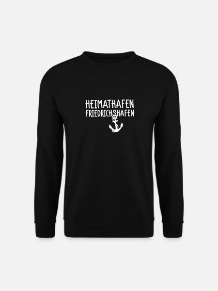 Heimathafen Friedrichshafen - Unisex Pullover - Schwarz
