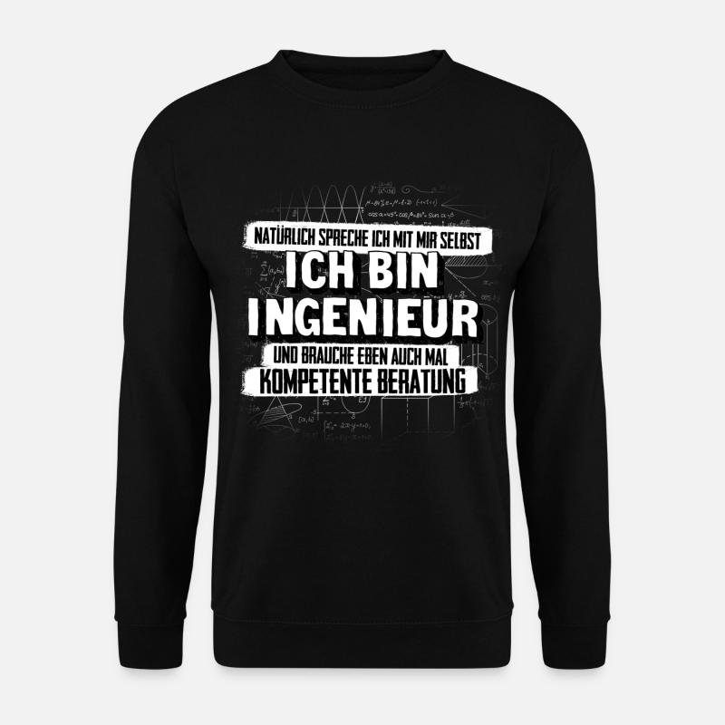 Ingenieur Kompetenz - Unisex Pullover - Schwarz