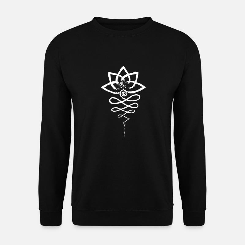 Symbole bouddhiste Unalome - Sweat-shirt Unisexe - noir