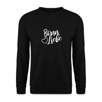 Bonn Amour - Sweat-shirt Unisexe - noir - Devant - Alina (178cm) & Michal (187cm)