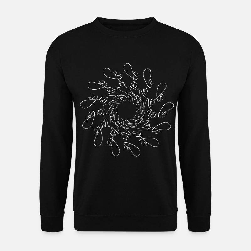 Merle Name Namensmandala - Unisex Pullover - Schwarz