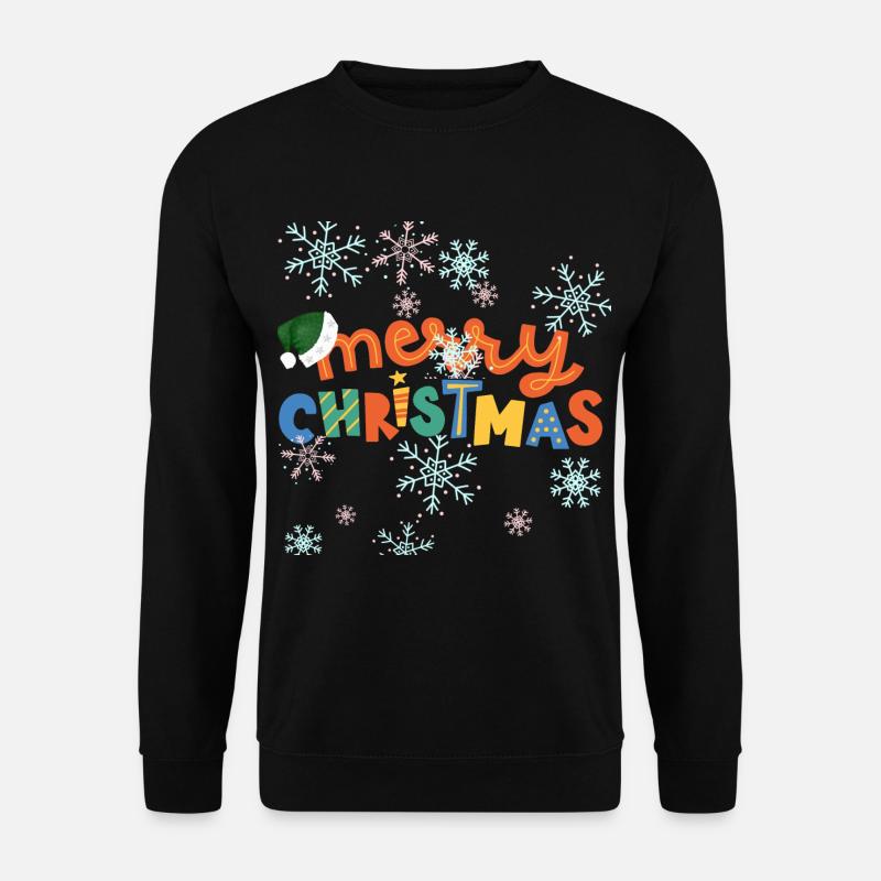 Frohe Weihnachten - Unisex Pullover - Schwarz